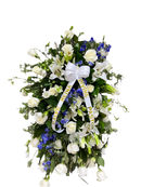 May these flowers bring peace and solace to your heart as you say goodbye to your loved one. May they rest in peace.