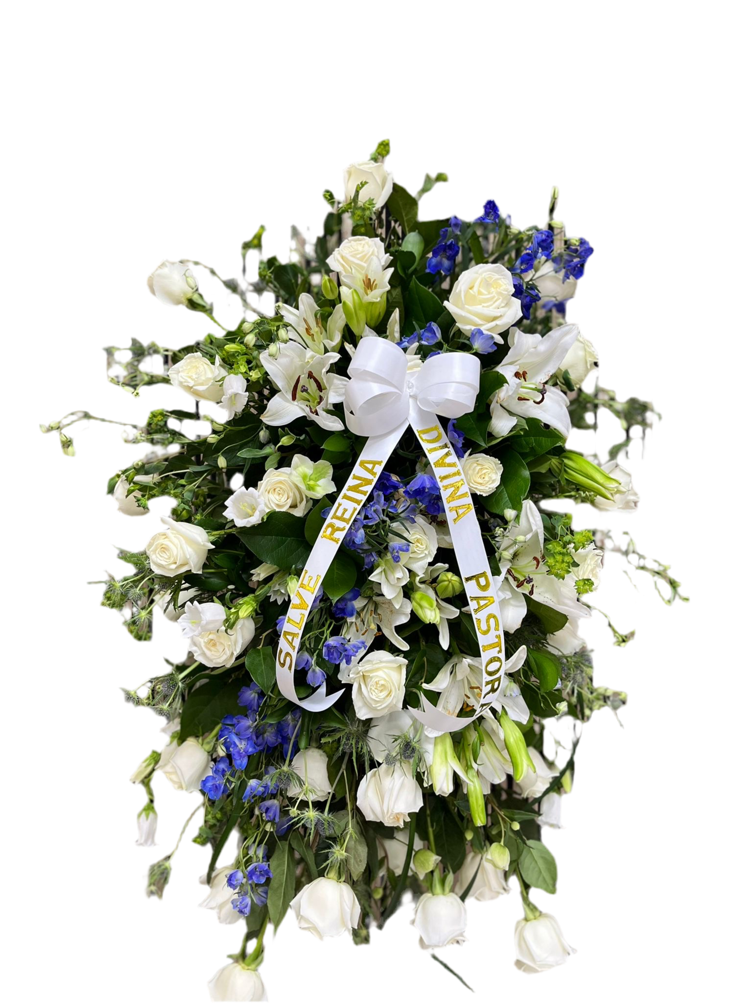 May these flowers bring peace and solace to your heart as you say goodbye to your loved one. May they rest in peace.