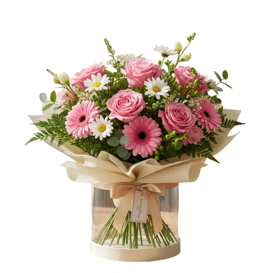 Arreglo Premium Día de la Mujer - Rosas y Gerberas Miami