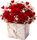 Arreglo Floral de Rosas Rojas San Valentín – Detalle Romántico que Transmite Amor