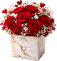 Arreglo Floral de Rosas Rojas San Valentín – Detalle Romántico que Transmite Amor
