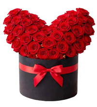 Rosas rojas alas de ángel