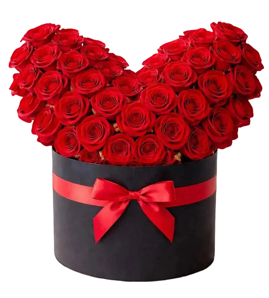 Rosas rojas alas de ángel
