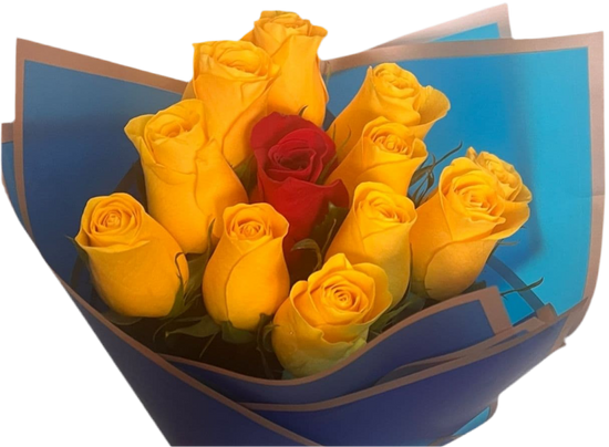 Bouquet Luz y Fuego – Arreglo Intenso con Entrega en Doral Miami