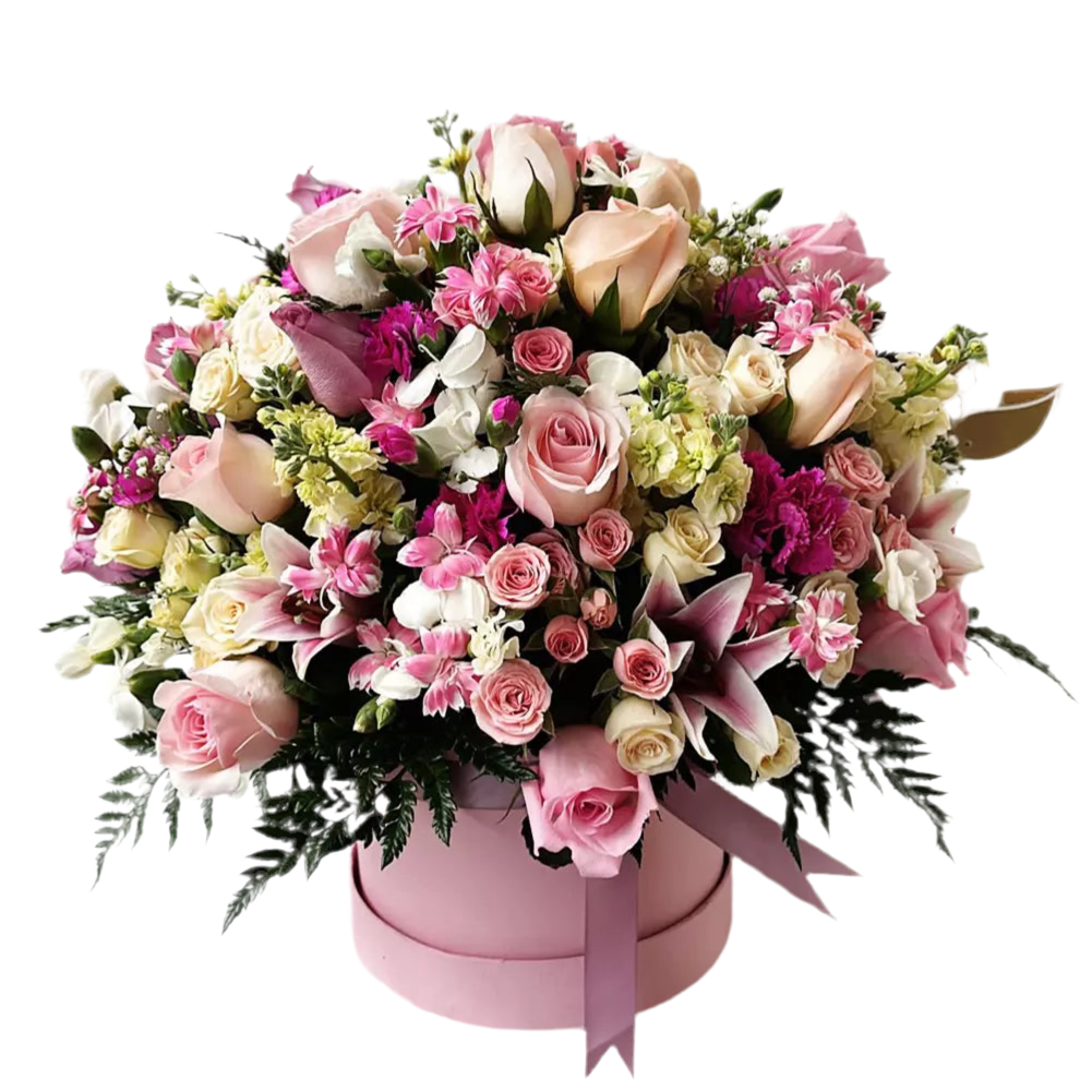 Nuestro arreglo de flores mixtas es una obra de arte. ¡Pide ahora en BouquetsFlowers.com y haz que tu regalo sea inolvidable en Miami!