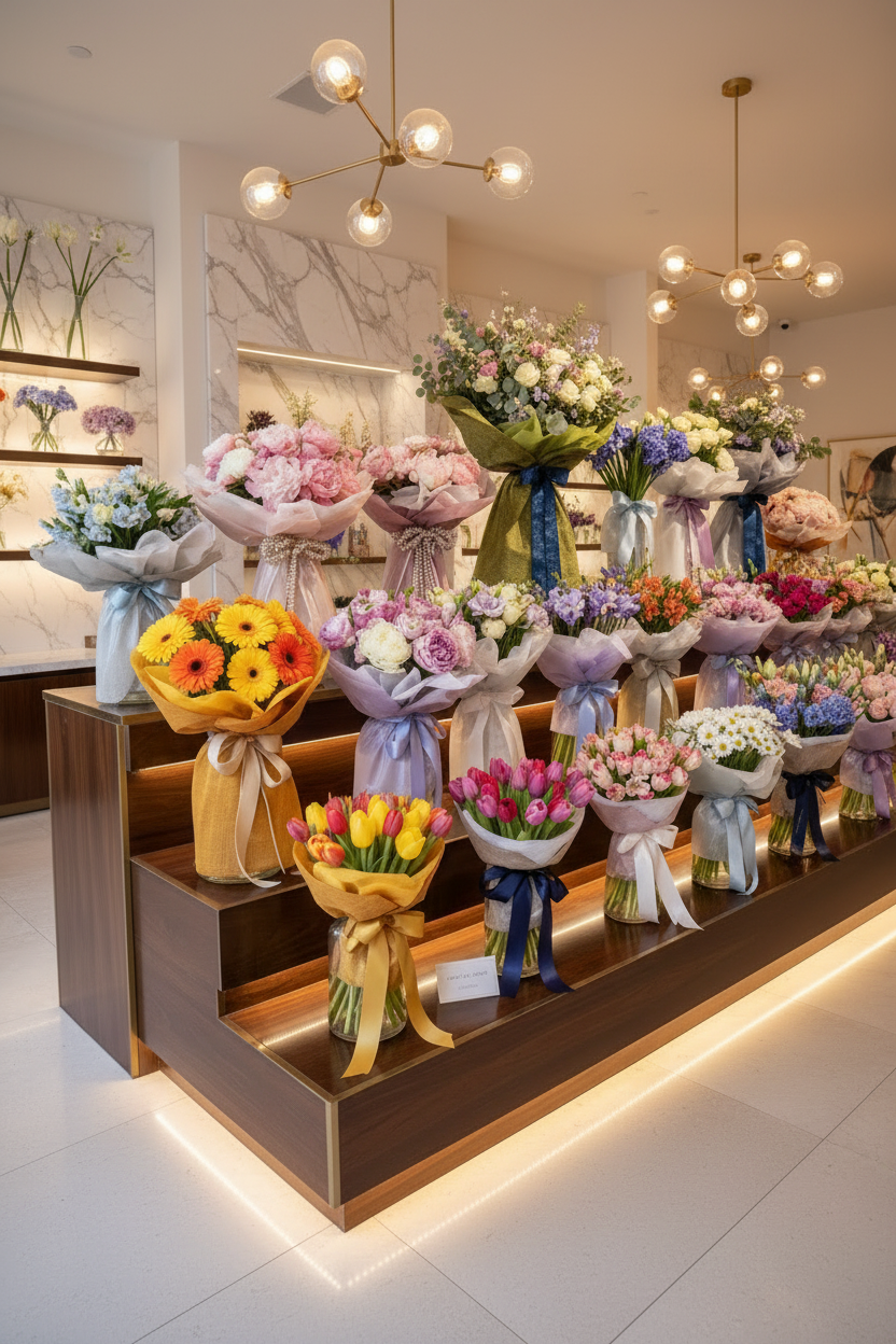 Who delivers fresh flowers today in Doral?