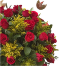 This romantic arrangement boasts 50 stunning roses. Arrangement With 50 Roses, is perfect for expressing your love and affection, view roses. Valentine´s Day, Bouquets Flowers Miami, delivery