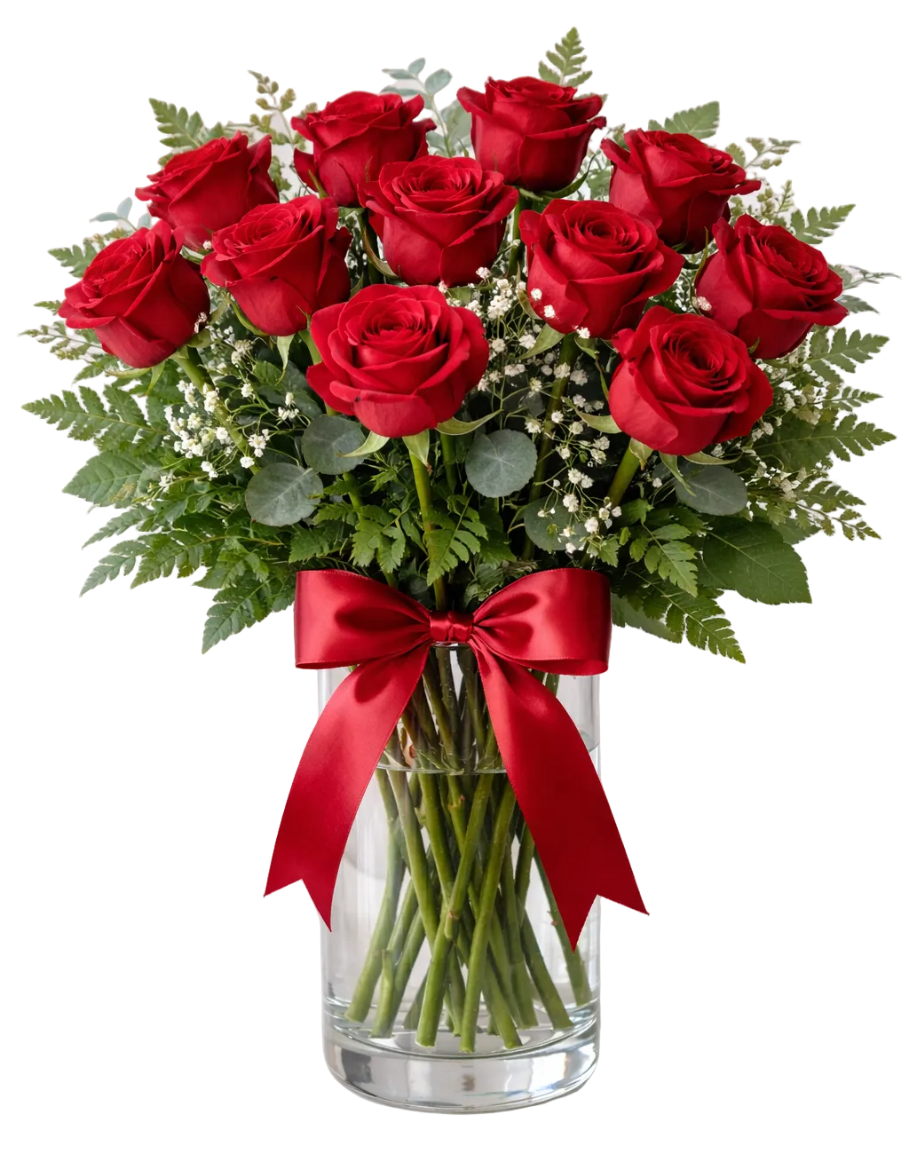 12 Rosas Rojas Premium Doral | Entrega San Valentín 14 Feb Garantizada