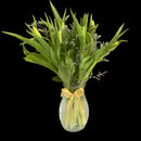 Fresh 10-tulip vase arrangement suitable for a thoughtful birthday surprise.