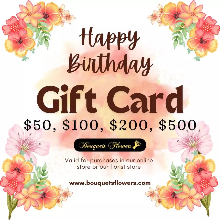 Gift cards for birthday, redeem them for premium products from our luxurious store and give the gift of choice, our gift cards have values of: $50,oo USD $100,oo USD $200,00 USD $500,00 USD
