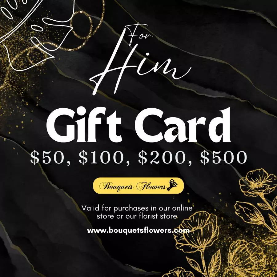 Gift cards for him, redeem them for premium products from our luxurious store and give the gift of choice, our gift cards have values of: $50,oo USD $100,oo USD $200,00 USD $500,00 USD