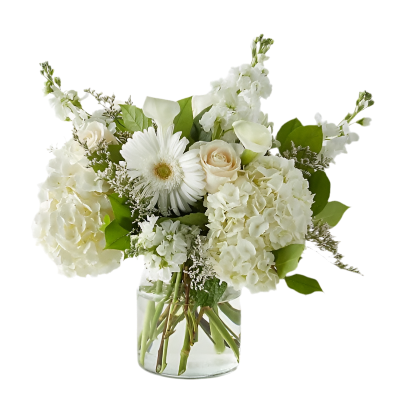 Rustic Mother’s Day flower basket with warm seasonal blooms and natural texture in Miami 