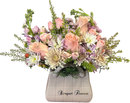 Mother’s Day gift set with wallet and flowers arranged as a luxury gift for mom in Miami