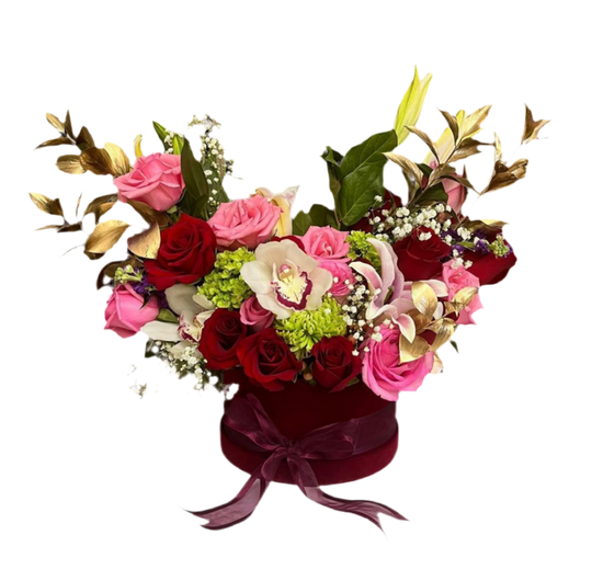 Mother's Day Infinity Pink Flower Box – Elegant Lasting Gift