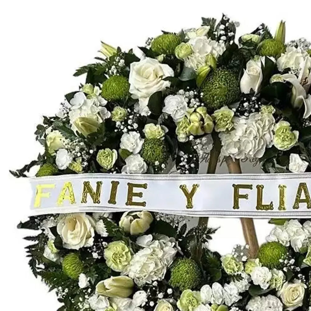 
                      
                        My Heartfelt Condolences is elegant and respectful flower crown, funeral arrangements and wreaths to deliver at home in funeral homes and homes in Miami, Bouquets Flowers Miami, Sympathy Flowers
                      
                    