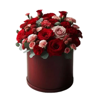 Passion Red Anniversary Roses. Let the intense colors and romantic gesture convey your love and passion. Valentine´s Day. Bouquets Flowers Miami, delivery