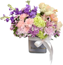Soft pastel flowers designed to celebrate mom with elegance and emotion.
Available with same day flower delivery Miami for a perfect, thoughtful gift.