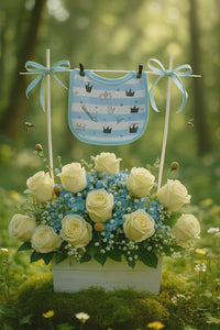 Flores para Bebé Recién Nacido Miami - Arreglo Floral Nacimiento Entrega Mismo Día Doral