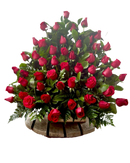 50 rosas rojas para entrega hoy en Miami