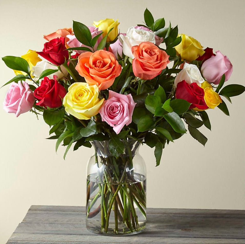 
                  
                    24 Roses Mixed In Vase, Special Rose Bouquets And Arrangements, Rose Delivery, Anniversary Flowers & Gifts, Romantic Flowers & Gifts, Mother´s Day, Valentine’s Day. Bouquets Flowers in Coral Gables, Miami, Delivery Flowers, Florist in Coral Gables.
                  
                